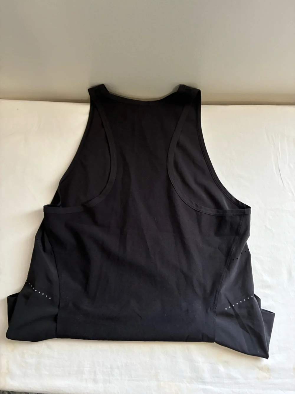 Lululemon Fast & Free Sleeveless Black Top SZ 4